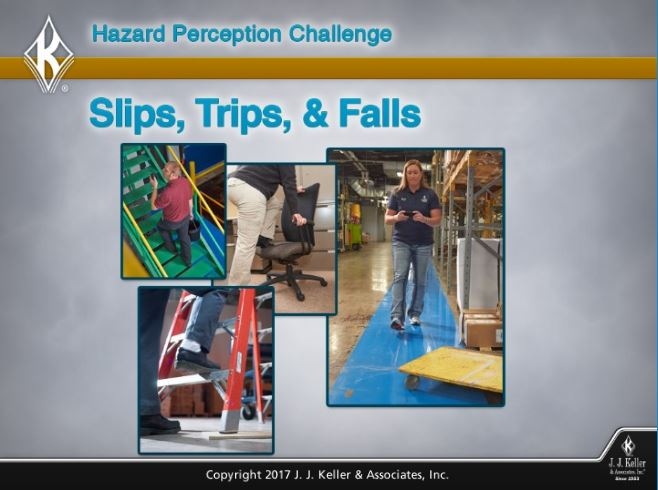 Slips, Trips, and Falls: Hazard Perception Challenge (with EyeCue)